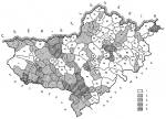 1. Ngrd megye etnikai sszettele a 19. sz. msodik felben: 1. 90–100% magyar, 0–10% szlovk; 2. 70–90% magyar, 10–30% szlovk; 3. 40–70% magyar, 30–60% szlovk; 4. 60–90% szlovk, 10–40% magyar; 5. 90% nmet, 10% magyar (NML Ngrd Vrmegye Vegyes sszersai 1867 alapjn. sszelltotta Flrin Mria, rajzolta Szmetana Kristf.)