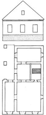 7. bra. Nemes Harangi Gyrgy hznak tervrajza 1820-ban. Debrecen (Bihar vm.)