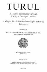 A Turul cm folyirat hetvenkettedik ktet, 1999/3–4. fzetnek cmlapja