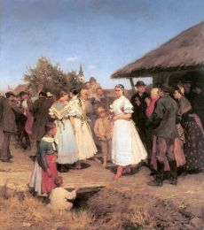 Dek-bner Lajos: Eskvi menet - 1888 (Nagythat kp)
