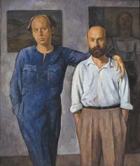 Bnovszky Mikls: Ketts portr (Paizs Goebel s Barcsay), 1935Nagythat kp