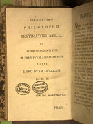 :  (, 1787) A könyvben  könyvtárának a pecsétje látható.  volt az Országos Széchényi Könyvtár egyik első könyvtárőre.
