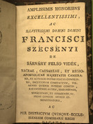 :  (, 1786) könyvében a  szóló ajánlás.