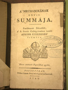 A sárospataki kollégiumban tanuló diákoknak készült tankönyv:  (, 1798)