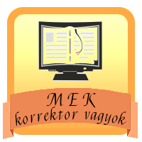 A Magyar Elektronikus Könyvtár korrektora vagyok