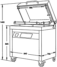 Dimension of C 400